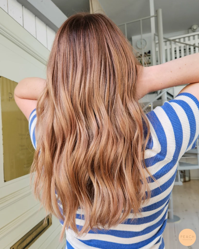 Copper strawberry hair color