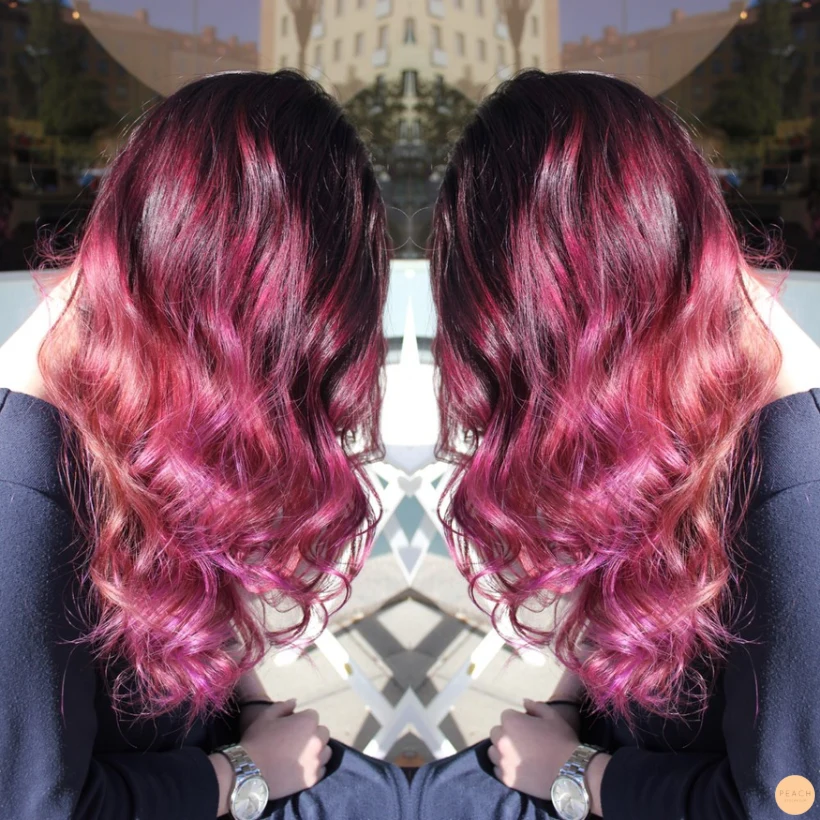 Lila ombre