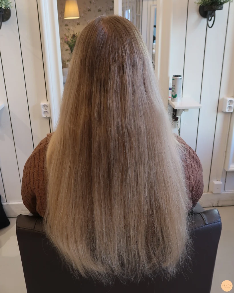 Beige blond hårfärg