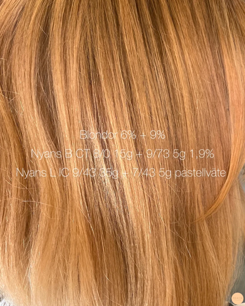 Wella glossing peach 🍑