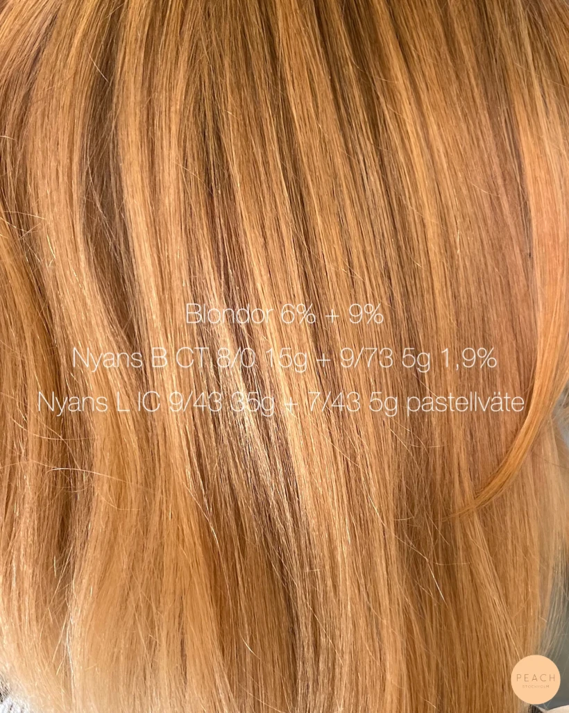 Wella glossing peach 🍑