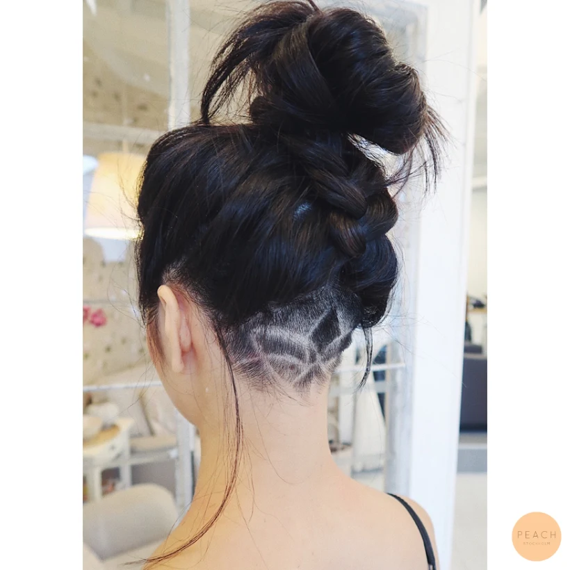 Shaved nape - Undercut