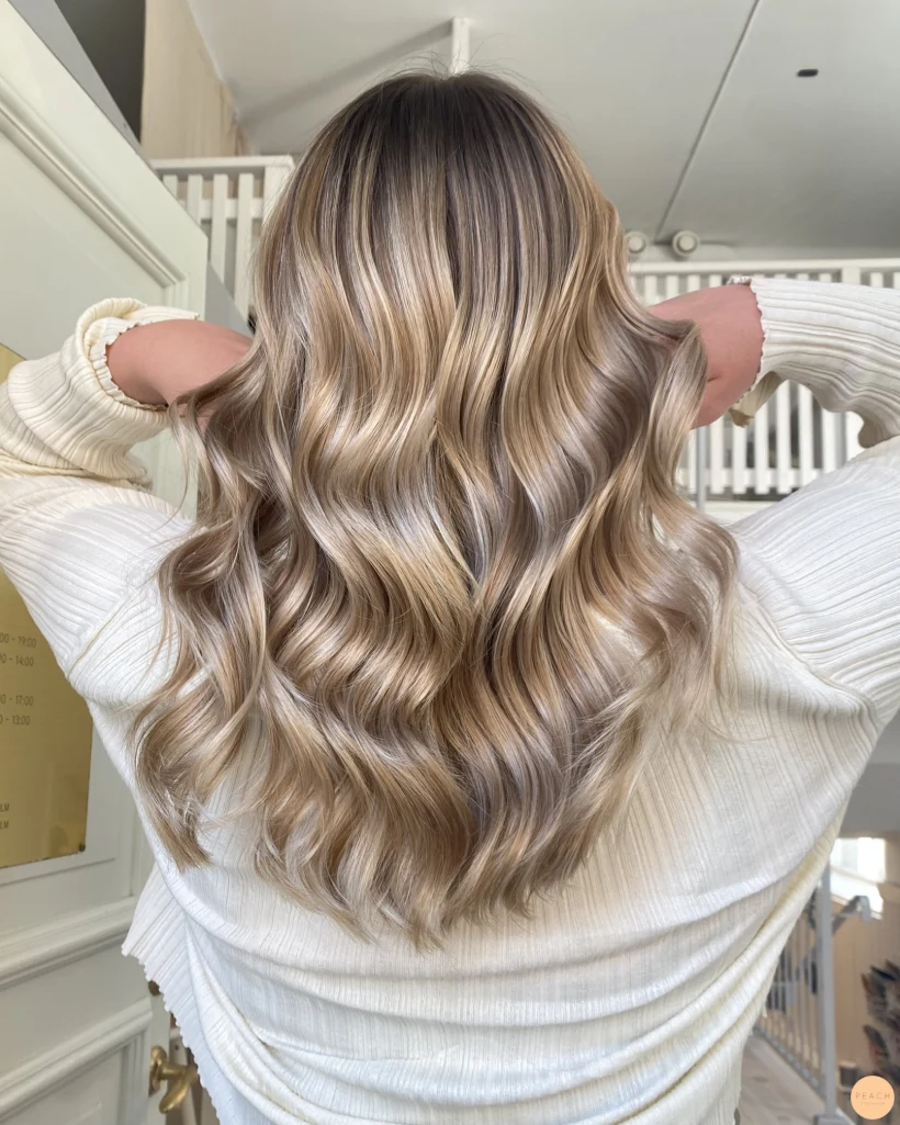 Shiny blonde