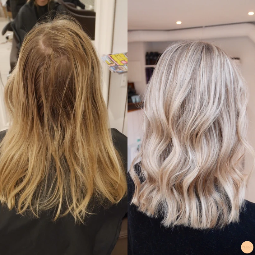 Kall blond hårfärg