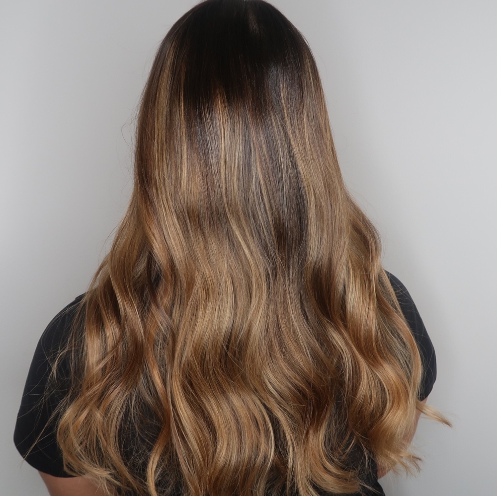 Brun balayage caramel