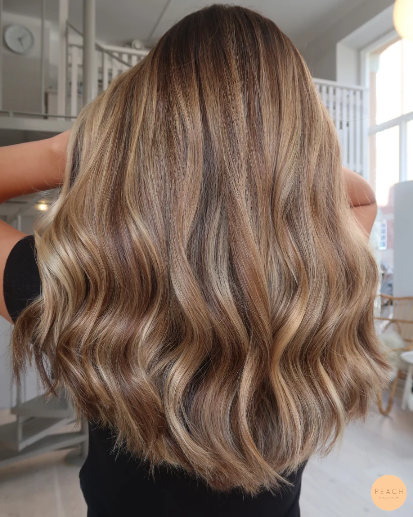 Balayage honey caramel