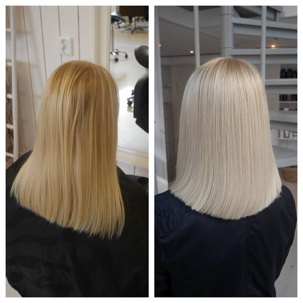 Is blond hårfärg med ljusa slingor
