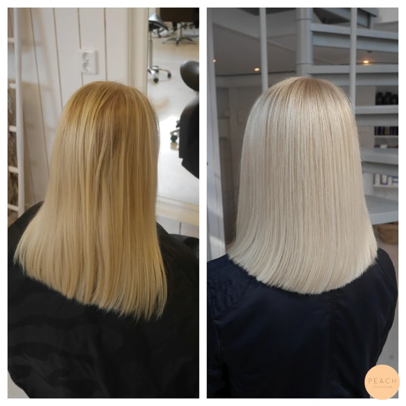 Is blond hårfärg med ljusa slingor