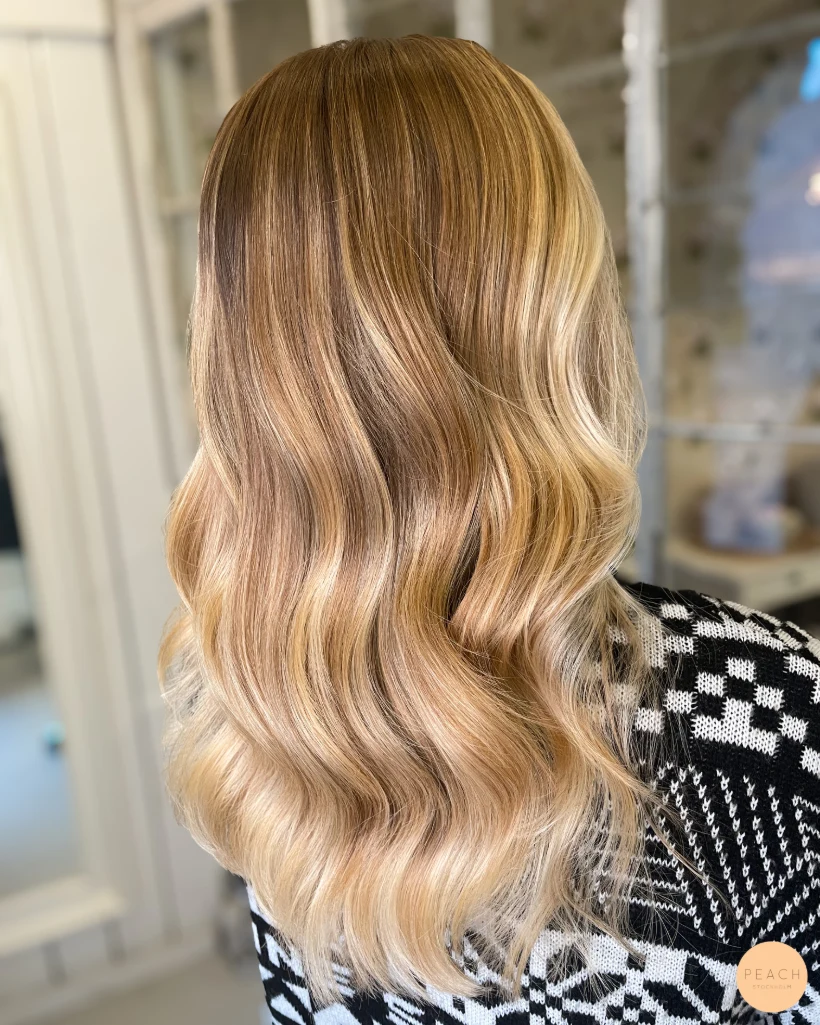Toffee blonde hair color 💫