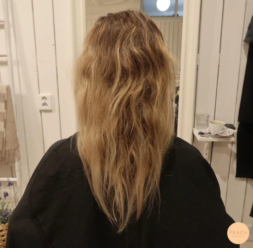Rosa hårfärg med rosa toner