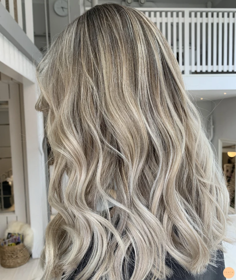 Balayage lowlights