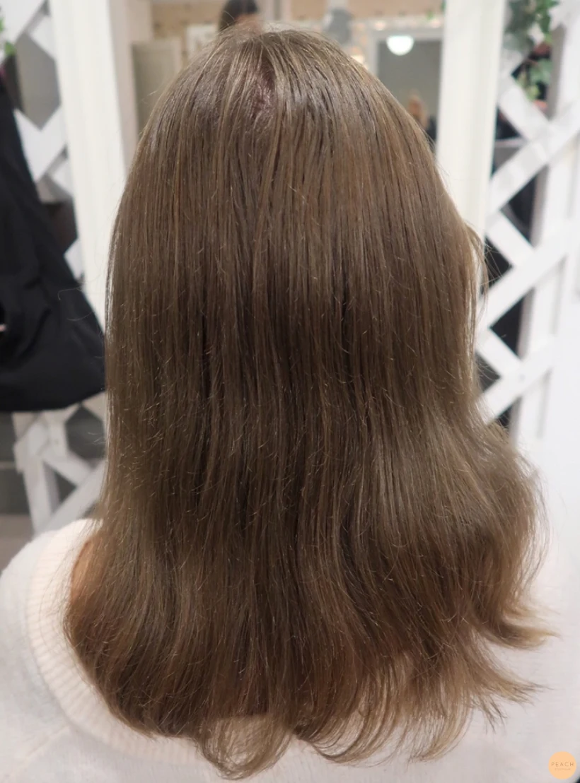 Balayage naturligt hår