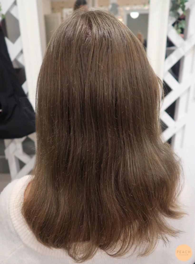 Balayage naturligt hår