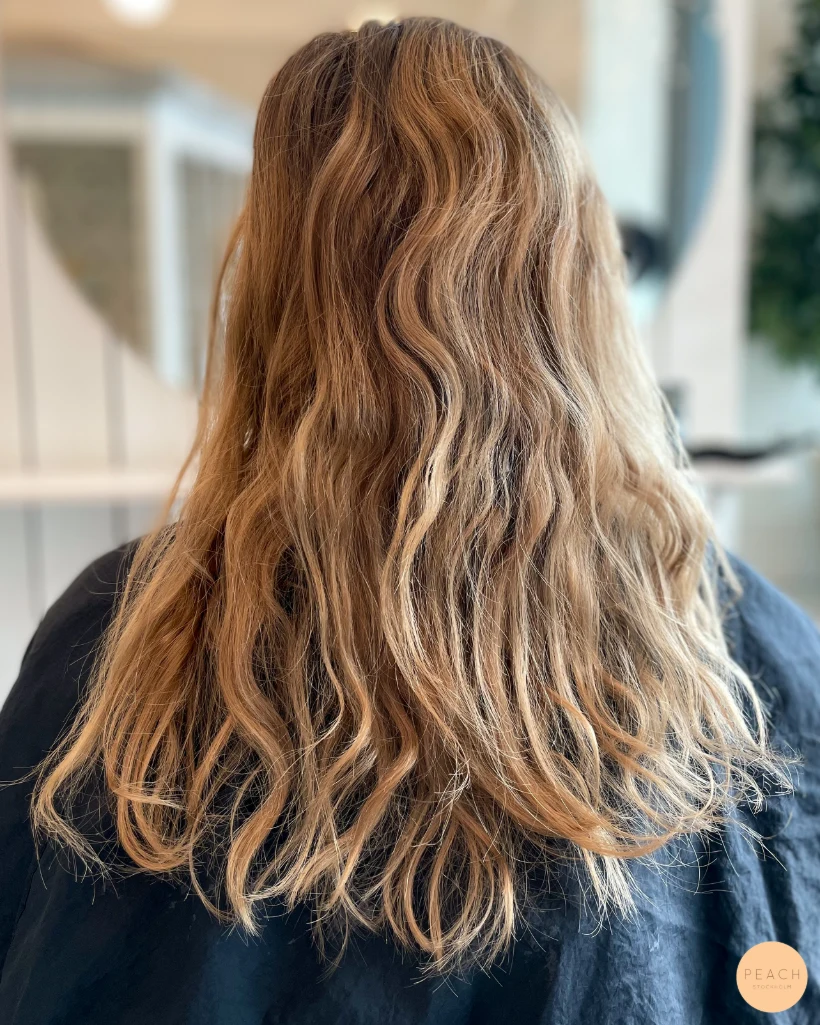 Blekta slingor & en beige nyansering