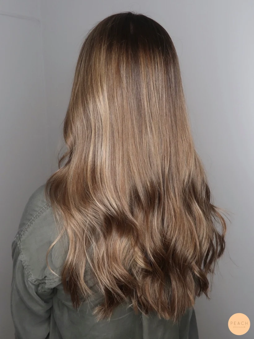 Balayage brown hair
