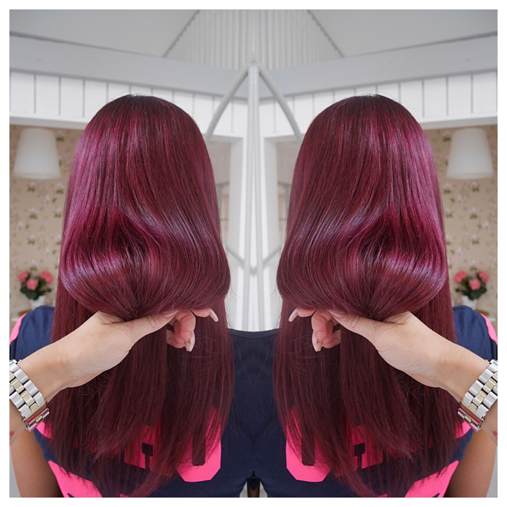 Purple hair
