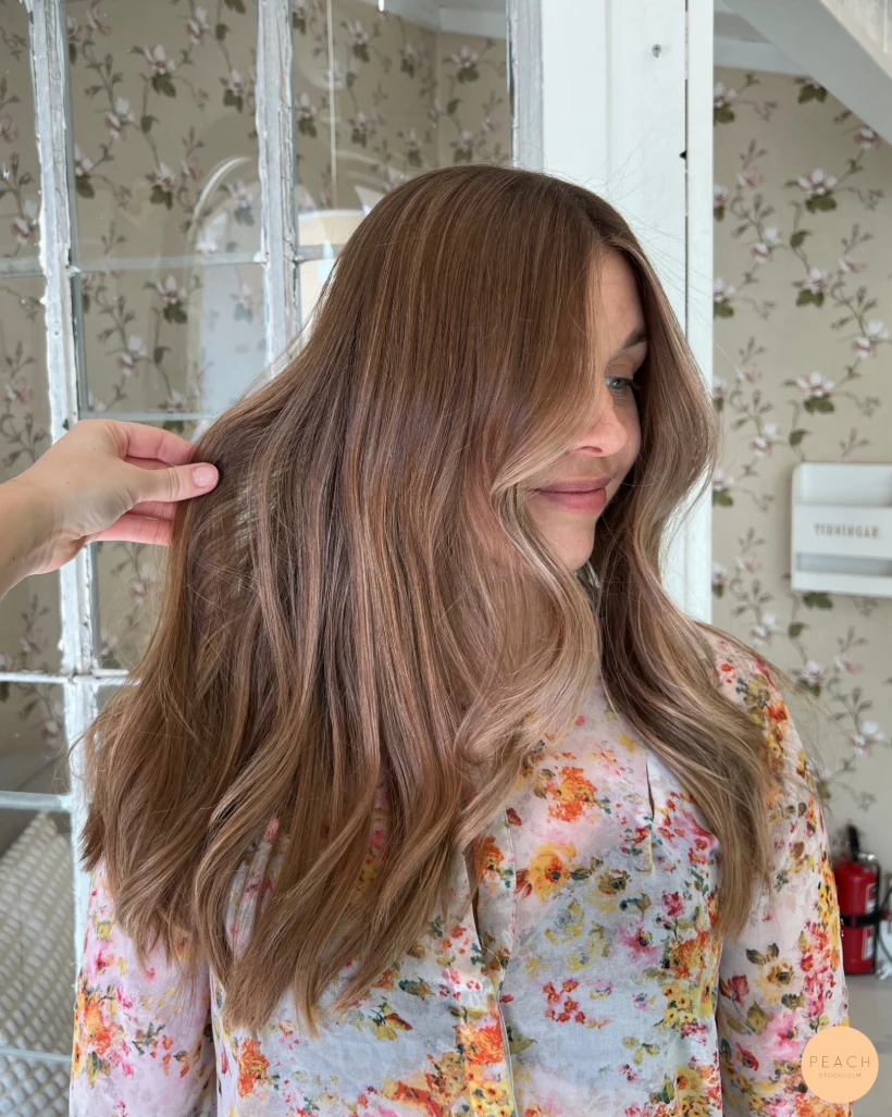 Natural contrast hair color💕🌟✨