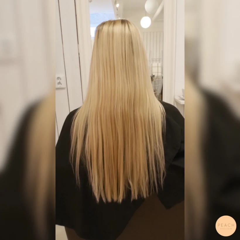 Ice blonde med isblond finish