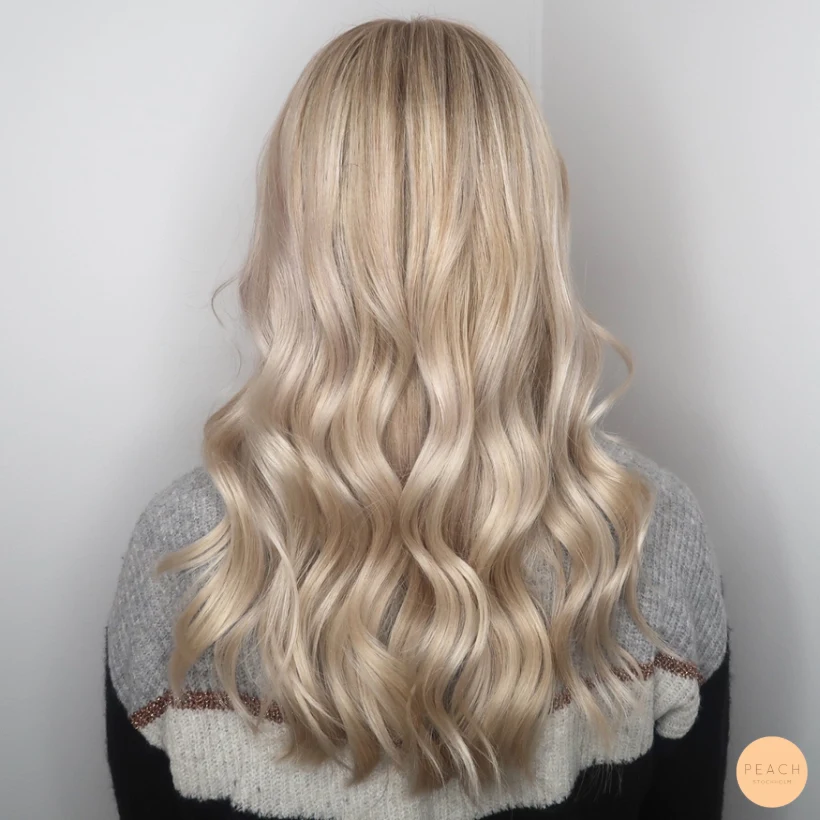 Vit blond – salongsresultat av Therese Lindbladh, 14 maj 2019