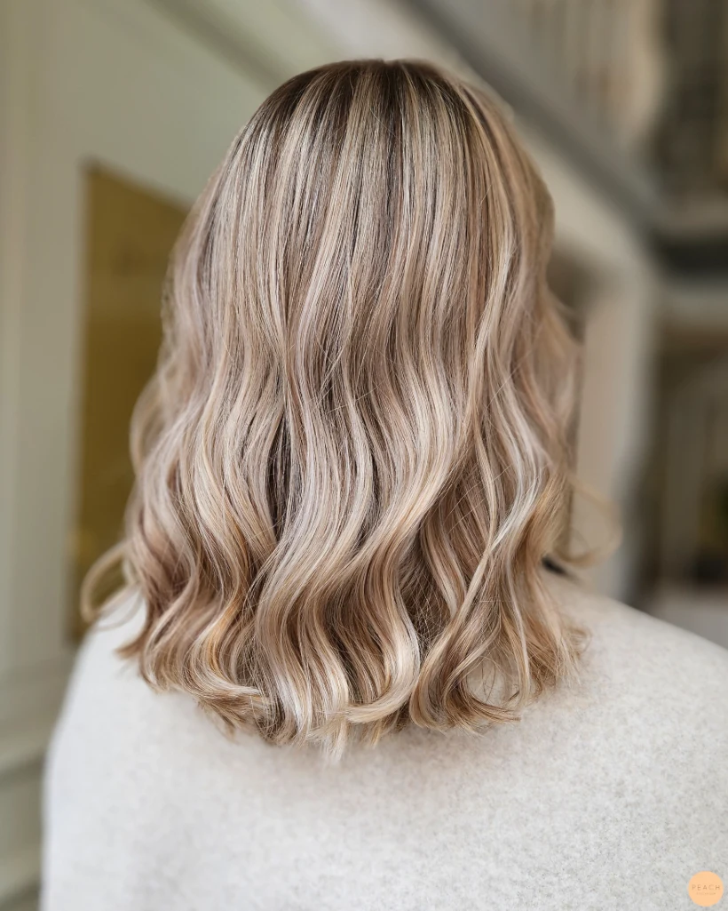 Creamy blonde hair transformation