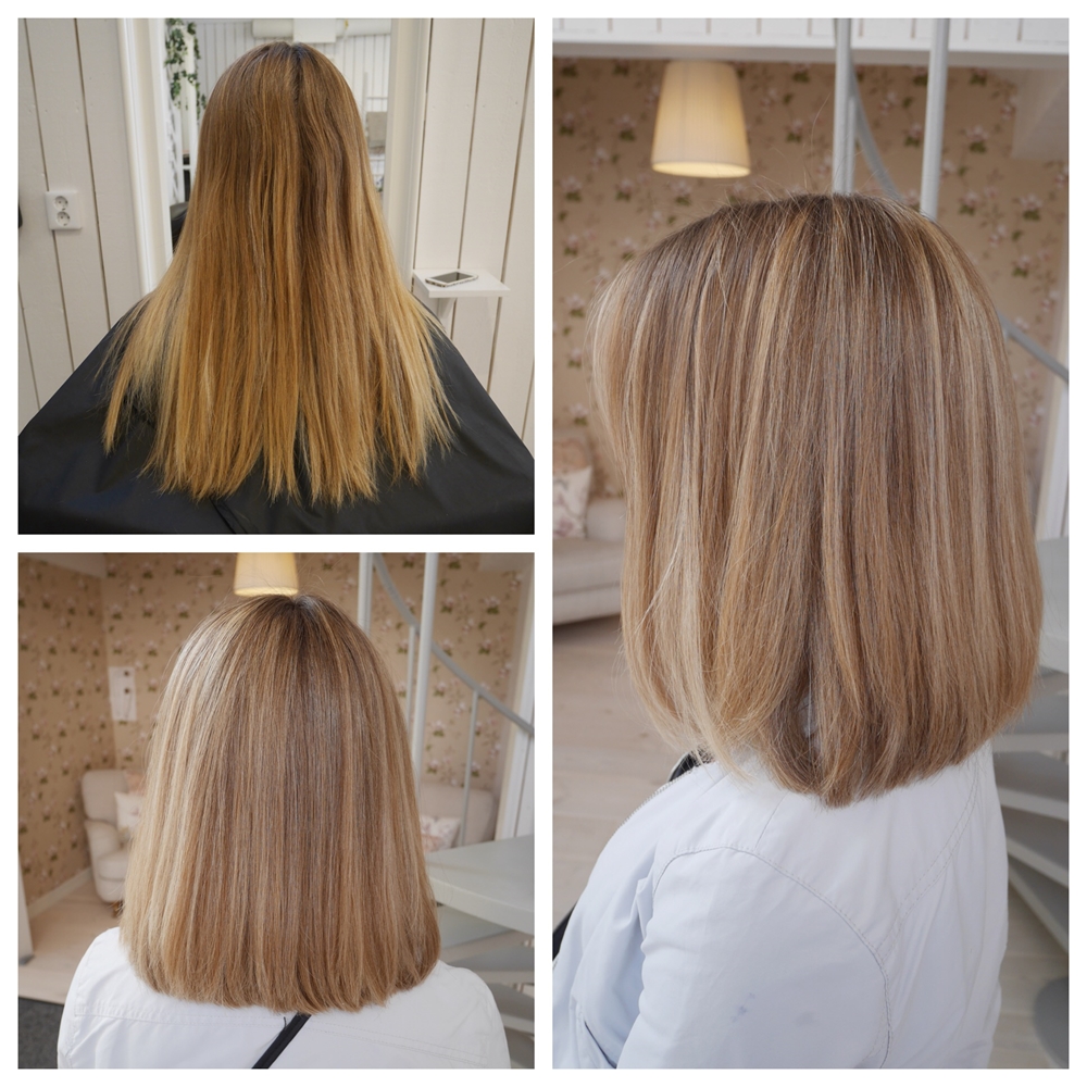 Stor förändring - balayage slingor