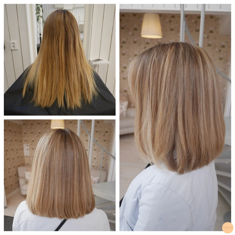 Stor förändring - balayage slingor