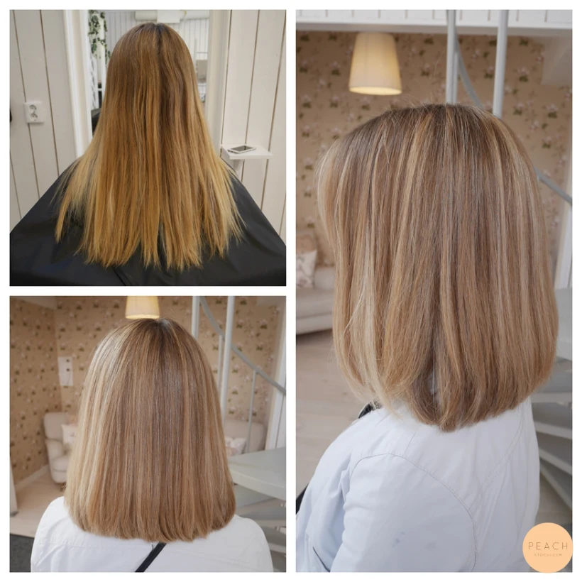 Stor förändring - balayage slingor