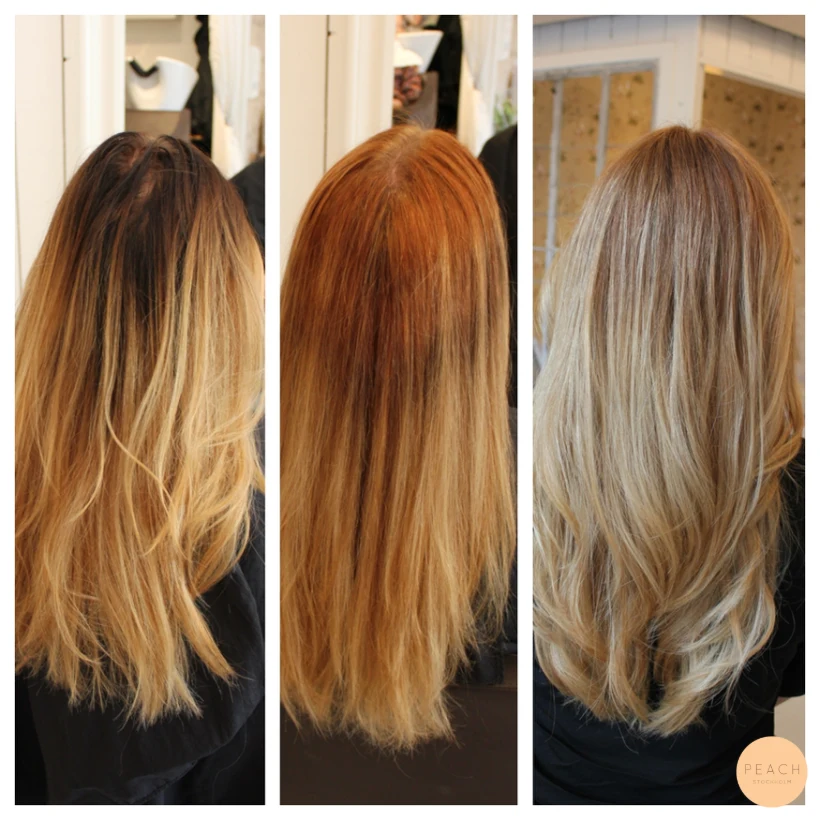 Naturlig blond med mjuk root shadow