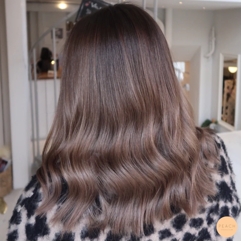 Brown soft balayage