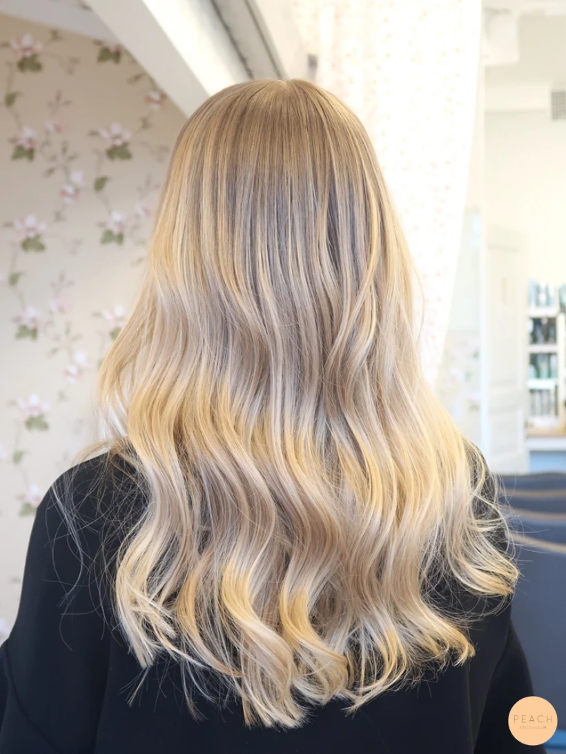 Blond naturlig balayage