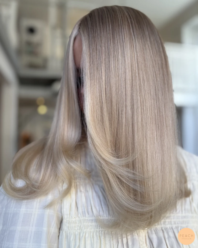 Vaniljblond hårfärg – salongsresultat av Marie Erks, 2 juni 2026