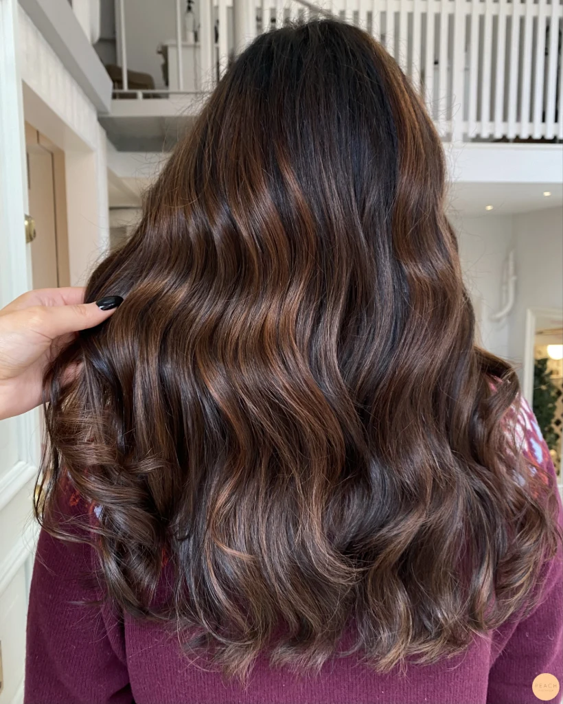 Warm Brown balayage