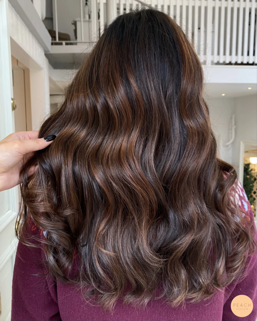 Warm Brown balayage