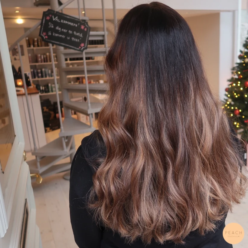 Low balayage Brown caramell