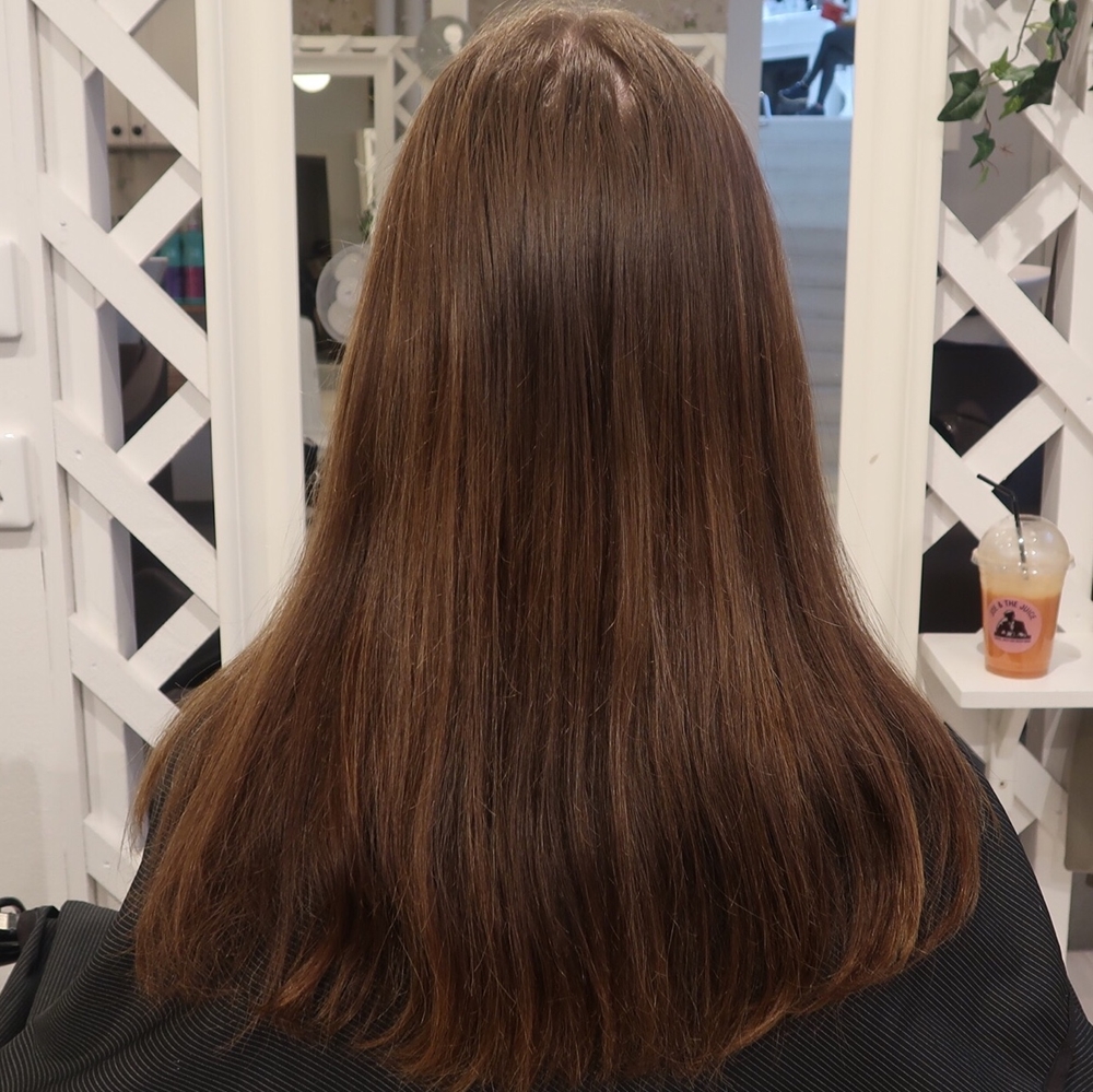 Uppfräschning med färg & klipp - brun balayage - Höstens favorit hårfärg🍁