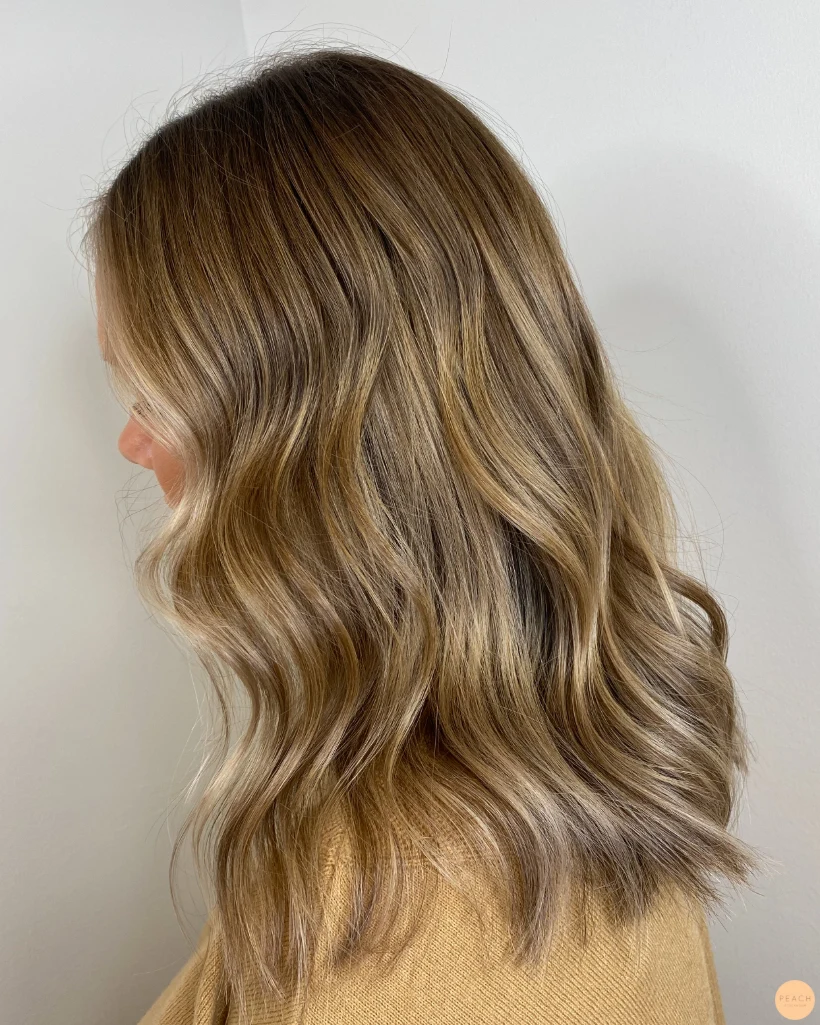 Beige balayage