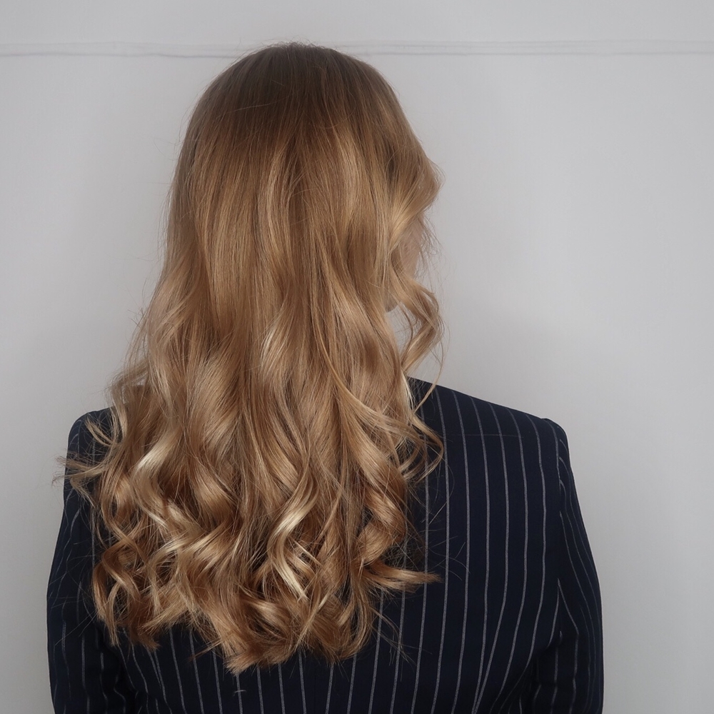 Mjuka, lyxiga balayage slingor
