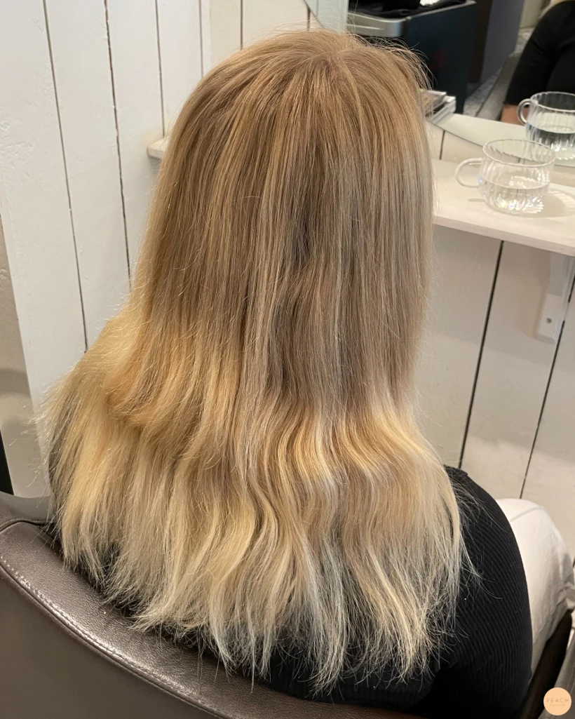 Vaniljblond hårfärg
