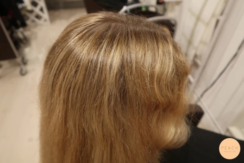 Beige havreblond hårfärg