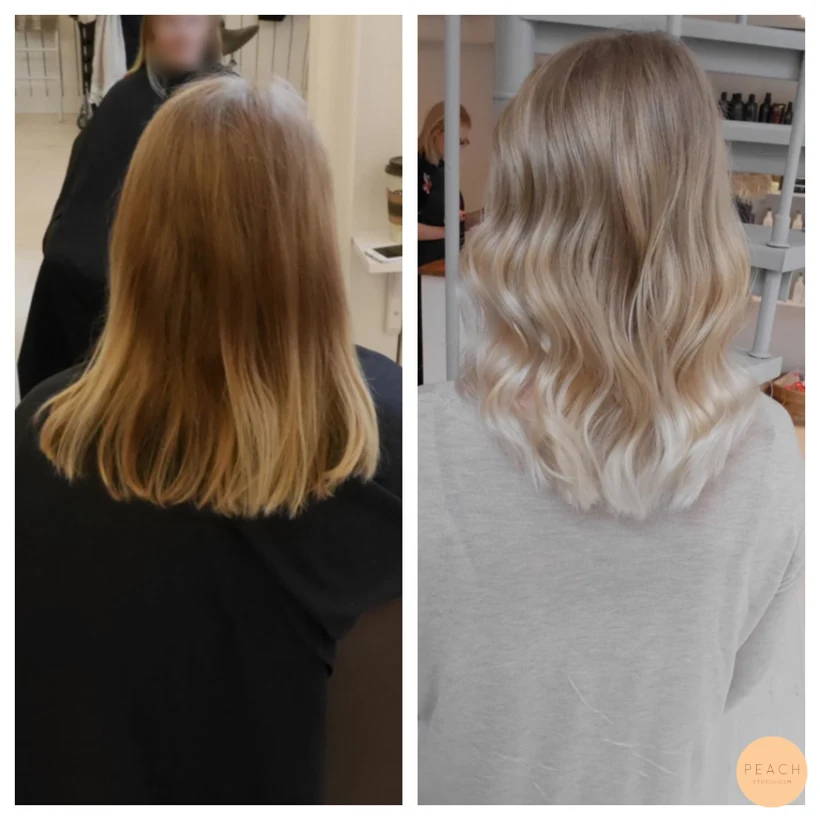 Blonde sombre hair