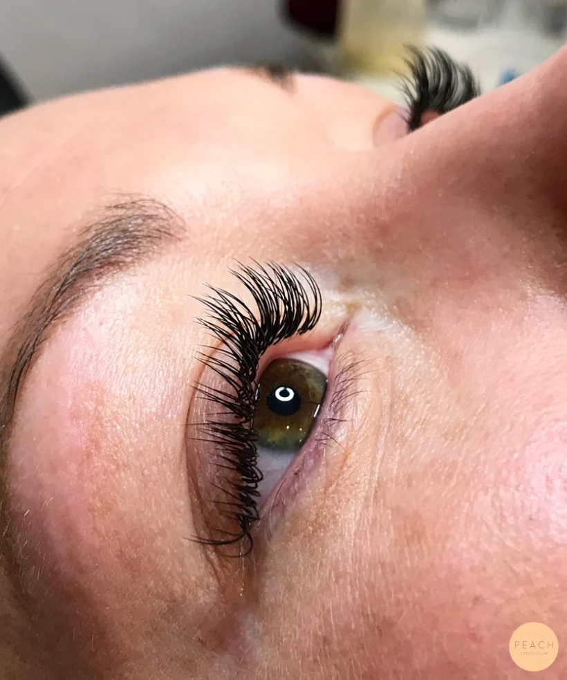 Naturlig fransförlängning – salongsresultat av Amanda Da Silva, 7 juni 2018