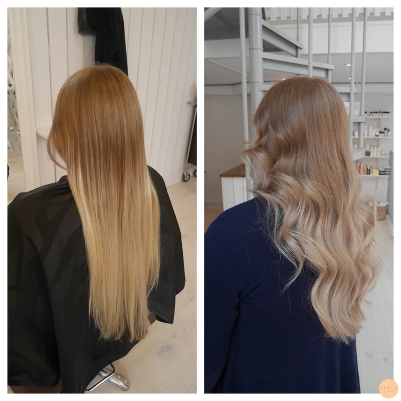 Toning i blonderat hår