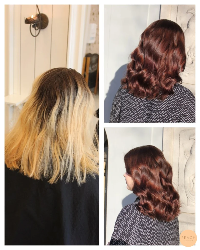 Chokladbrun med sandblonda toner