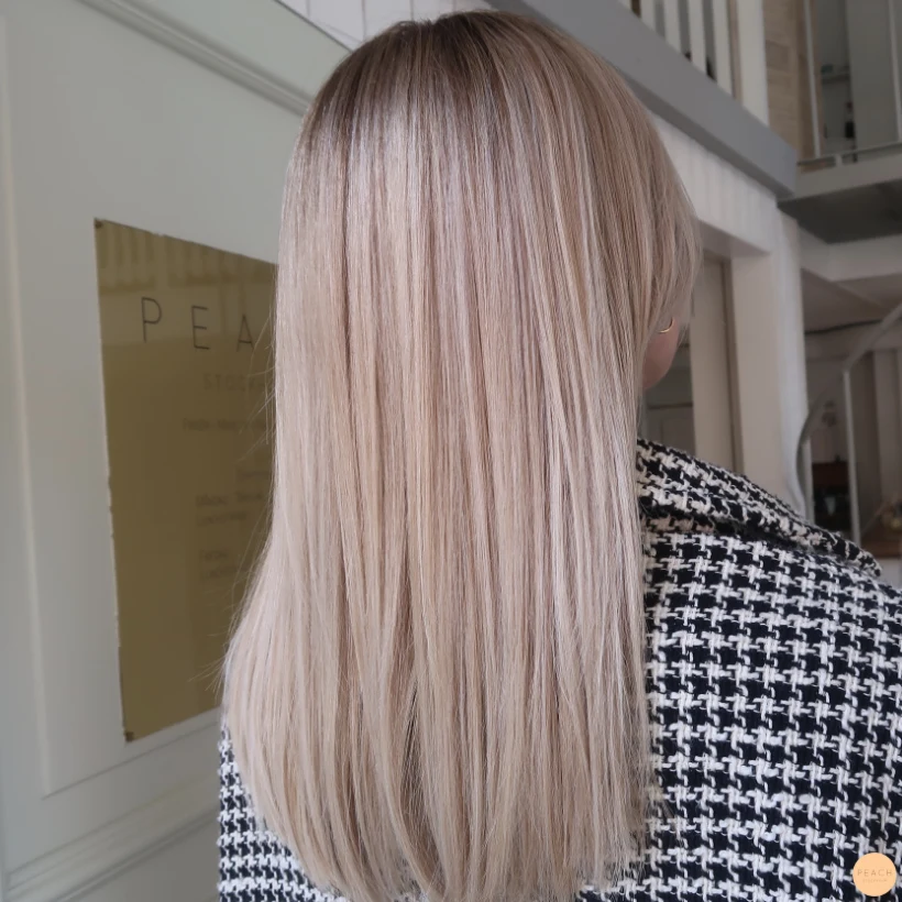 Kall blont hår