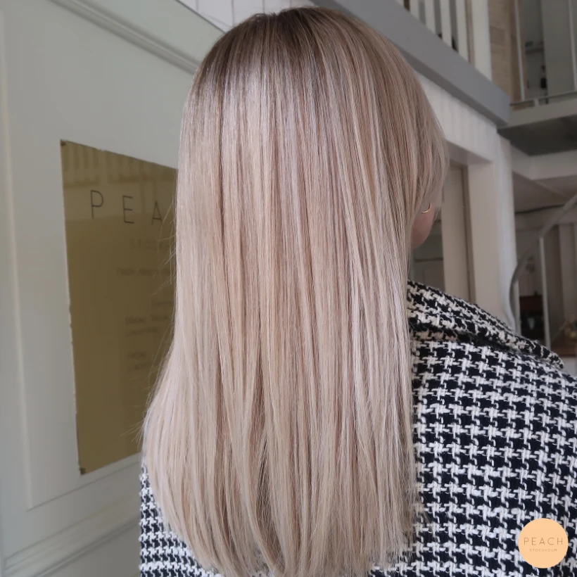 Kall blont hår