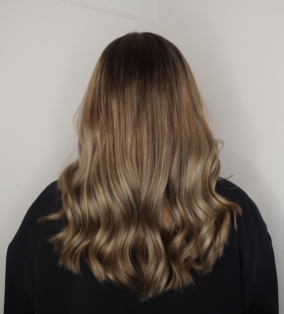 Ljus brun balayage