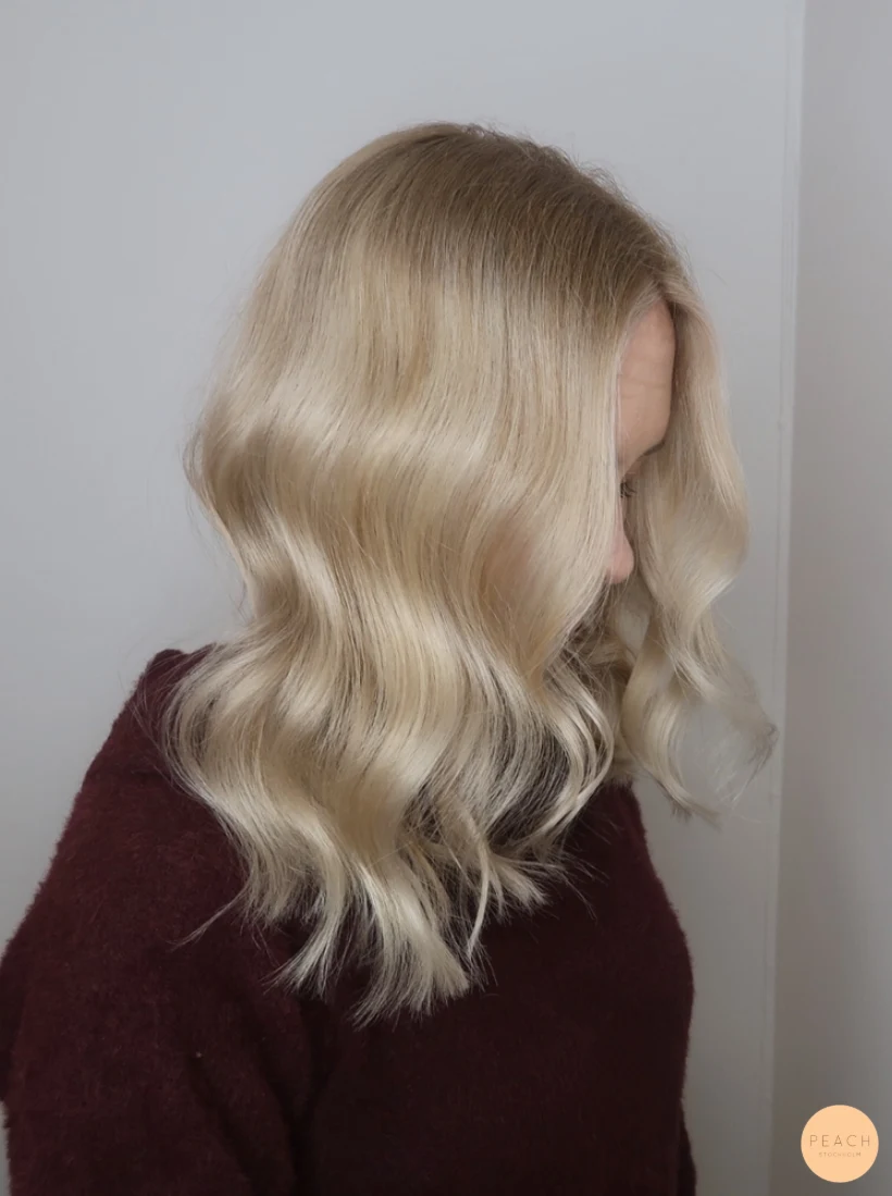 Babylights hair blonde med sval nyansering