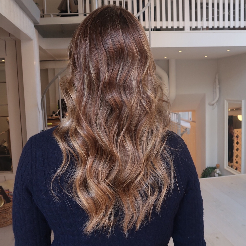 Balayage brunette caramel