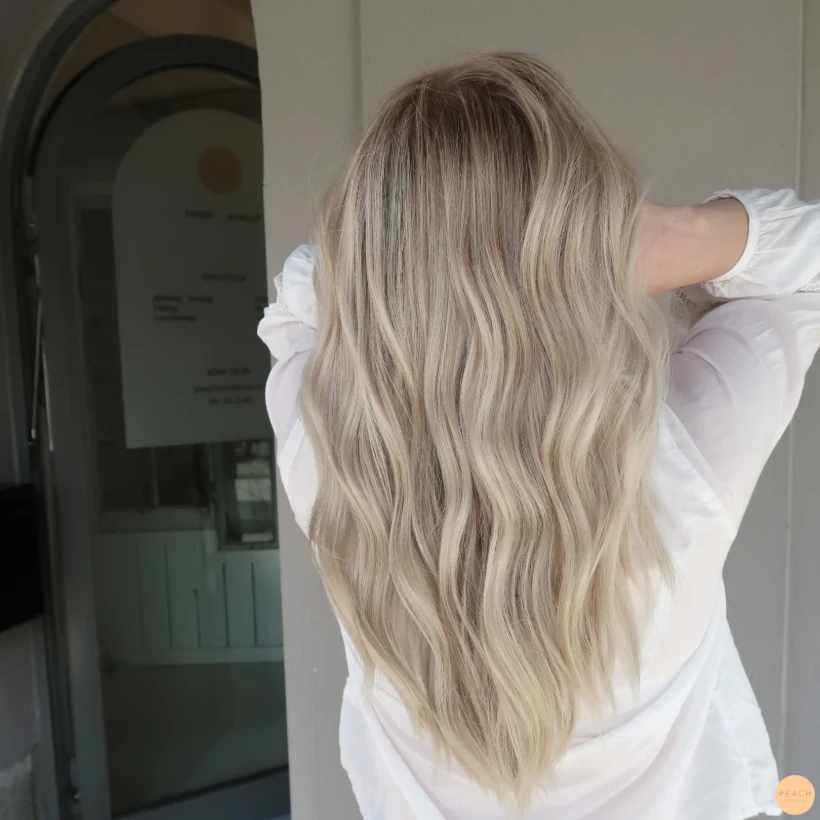 Kall Beige blond hårfärg