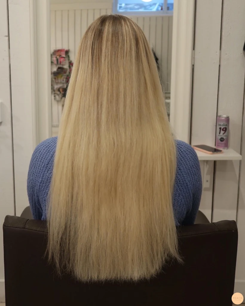 Blonde balayage short hair